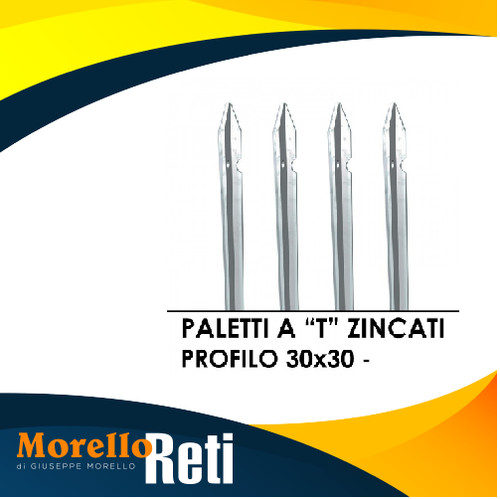 Paletti ferro zincato per - ferro,
