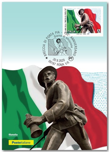 Cartolina filatelica italia - filatelica,