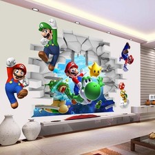 Adesivi murali 3D SUPER MARIO