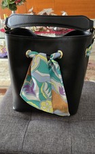 BORSA DONNA ALVIERO MARTINI SECCHIELLO BAG CON TRACOLLA GEO FOULARD NERO LA04...