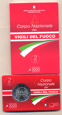 Coincard 2 euro Corpo Nazionale Vigili del Fuoco 2020 Italia National Fire Corps