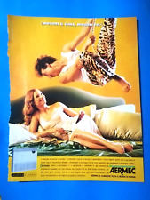 RITAGLIO DI GIORNALE PUBBLICITA' AERMEC CLIMATIZZATORI DA COLLEZIONE - (141)