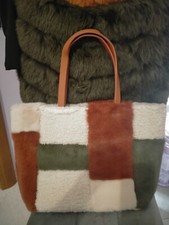 borsa donna in pelliccia