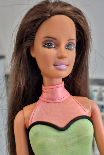 Poupée doll barbie brunette - doll,