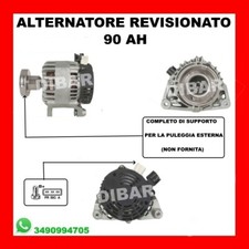 ALTERNATORE 90AH FORD FOCUS 1.8 TDCI KW85 CV 115 MOTORE F9DA CODICE 1M5T10300BB