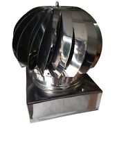 FUMAIOLO COMIGNOLO VENTOLINO ASPIRATORE FUMI TERMINALE QUADRO ACC. INOX CM.32x32