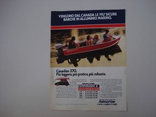advertising Pubblicità 1981 ITALMARINE CANADIAN 370