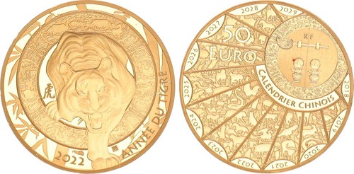 Francia euro oro 2022 - oro,