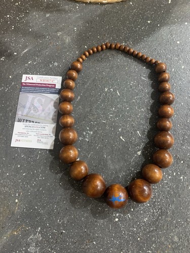 Collana perle legno - collana,