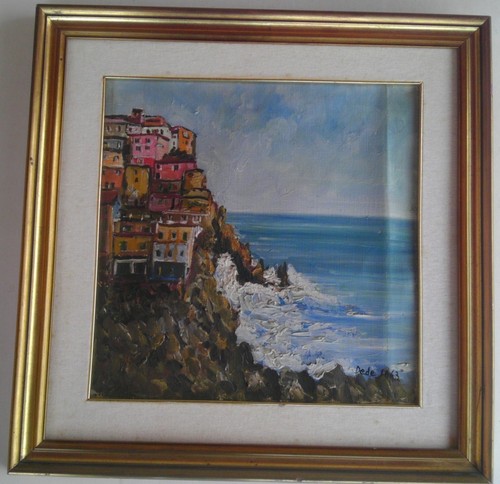 Interessante quadro olio - ad,
