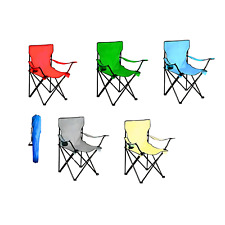 SEDIA DA PESCA PIEGHEVOLE CON PORTABICCHIERE CAMPEGGIO FIUME LAGO MARE SPIAGGIA