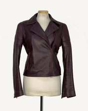 Giacca chiodo imbottito vera