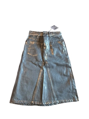 Gonna lunga stile denim zara - lunga,