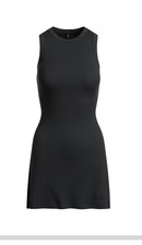 Abito tubino fuliggine in cotone a costine Skims