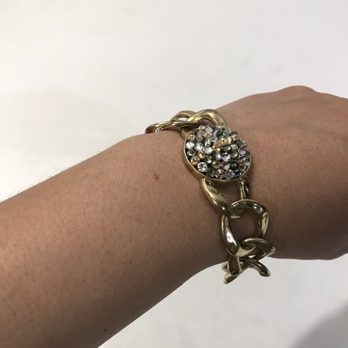 Golden chain wristband - wristband,
