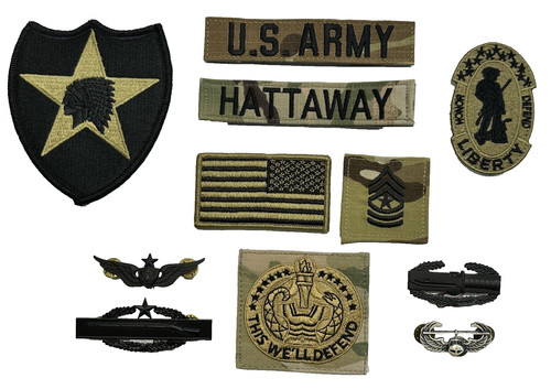 Set patch esercito - set,