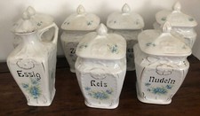 Antico set 7 barattoli