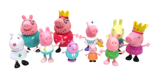 Lotto figurine peppa pig - pig, e