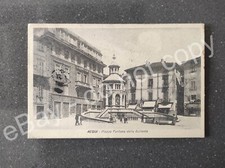 Acqui Terme (Alessandria) Piazza Fontana della Bollente vg 1926 per Catania