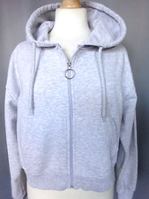 Sweat capuche gris chiné