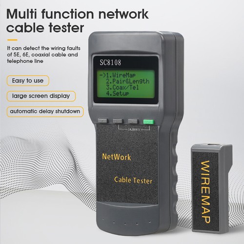 Sc8108 tester rete - sc8108, lcd