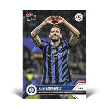 TOPPS NOW 24-2025 UCL CHAMPIONS LEAGUE #125 HAKAN CALHANOGLU INTER PREORDER
