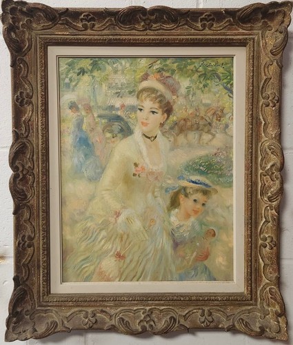 Dipinto olio john strevens una - dipinto,
