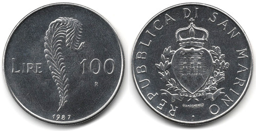 San marino 100 - 1987, 15°