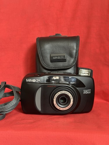 Fotocamera minolta black riva - fotocamera,