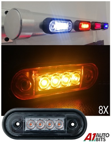 Luce marker laterale led - luce, ambra