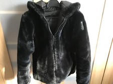 Giubbotto Bomboogie in ecopelliccia reversibile nero 10 anni