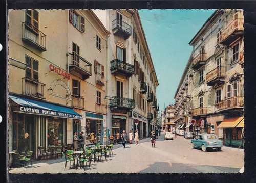 Cartolina biella via italia - biella,