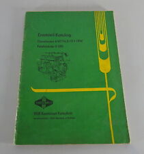 Catalogo Ricambi Motore Diesel 6 Vd 14,5/12-1 Srw per Trincia Semovente E 280