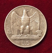 MONETA REGNO 5 LIRE AQUILOTTO