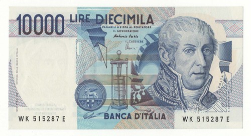 10000 lire volta decr 1984 - lire,