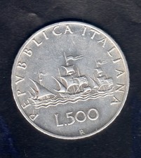 Moneta da 500 Lire in argento