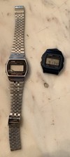 2x vintage OROLOGIO POLSO CASIO F-91W W 34 ALARM CHRONOGRAPH orologio