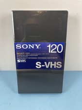 New Sealed Sony S-VHS 120