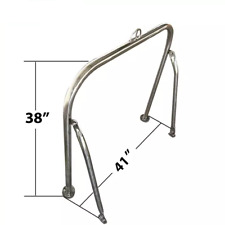 Origin 304 Barra Traino Sci Inox per Pontoni Barche Universale Traino Sci Pilone H 38"