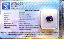 TANZANITE NATURALE 2,48 CARATI CERTIFICATA  IGI
