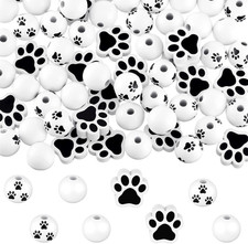 120 Pieces Cow Wooden Beads