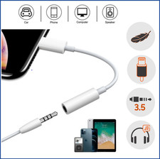 Adattatore Aux per Apple Iphone a Jack 3.5mm femmina cavo cuffie auricolari iPad