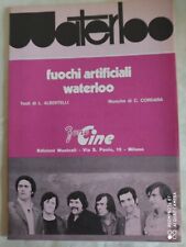 WATERLOO "FUOCHI ARTIFICIALI" - "WATERLOO" - 1971 - EDIZIONI "FONO CINE" MILANO