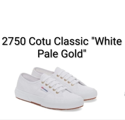 Superga classic bianco oro - superga,