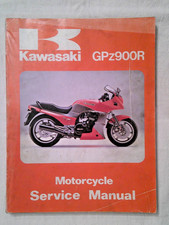 KAWASAKI GPZ900R Manuale Officina di Fabbrica, quarta edizione, pubblicato 1989.