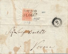 Lombardo Veneto 1850 Lettera
