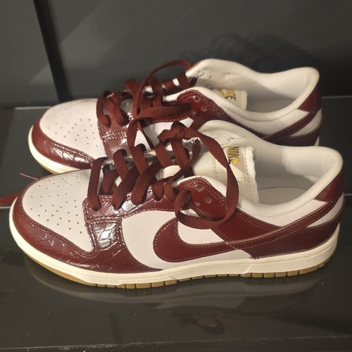 Nike dunk low white burgundy - nike,