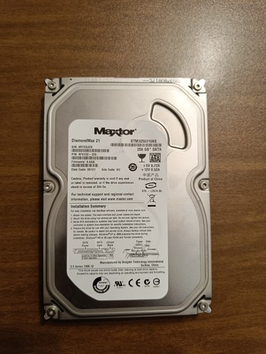 Hard disk interno 250 - hard,