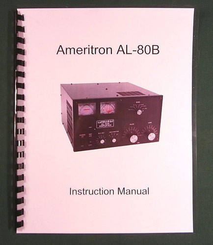Ameritron 80b manuale - al-80b,
