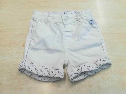 Pantaloncino bianco bimbo - bianco,